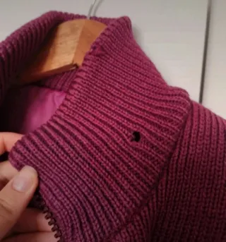 Chaleco reversible rosa