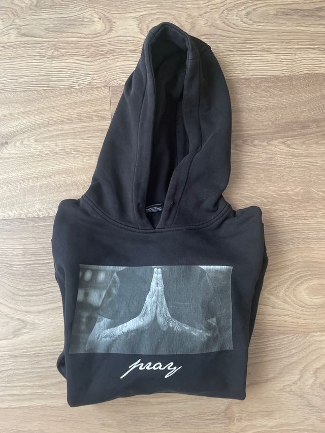 Sudadera Mister Tee Negra con Estampado