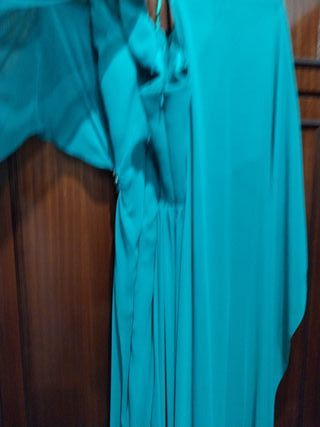 Vestido verde Aurora + fular