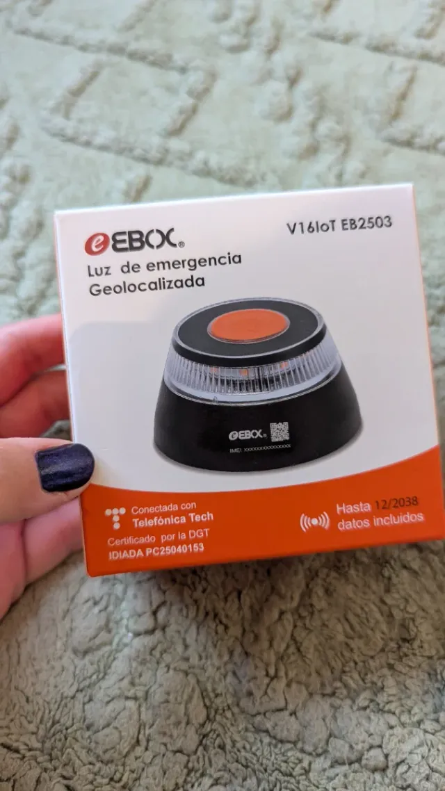 Baliza V16 EBOX Geolocalizada Homologada