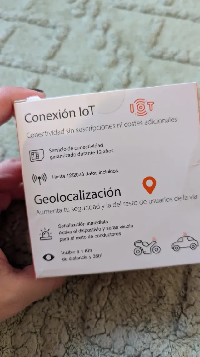 Baliza V16 EBOX Geolocalizada Homologada