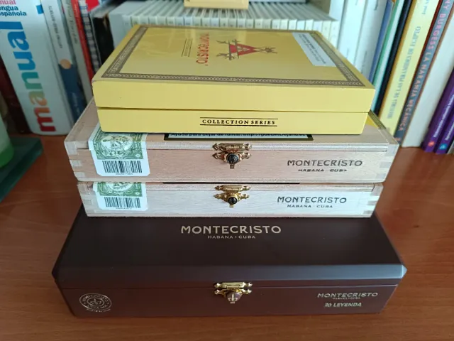 Scatole di sigari MONTECRISTO HABANA-CUBA