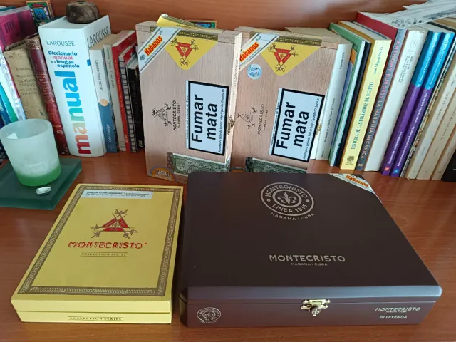Scatole di sigari MONTECRISTO HABANA-CUBA