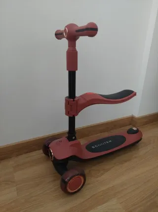 Patinete infantil 3 ruedas rosa