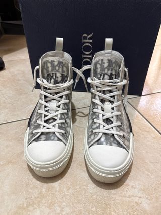 Scarpe Dior x Converse Uomo Grigio Bianco