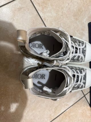 Scarpe Dior x Converse Uomo Grigio Bianco