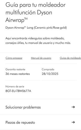 Moldeador Dyson Airwrap Long Ceramic Pink