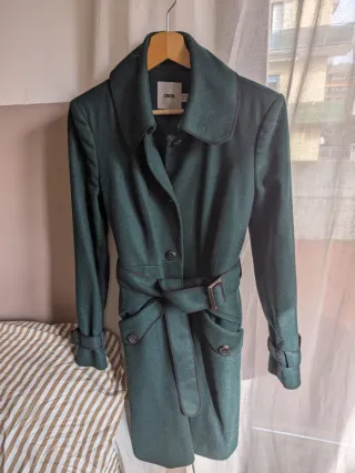 Cappotto ASOS lana verde donna