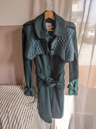 Cappotto ASOS lana verde donna