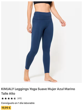 Leggings premamá. Talla L (42)