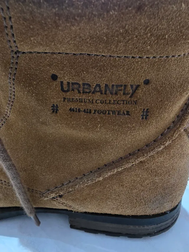 Botas de pele castanhas tamanho 41