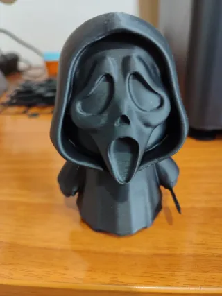 Figura Ghostface Kawaii para pintar