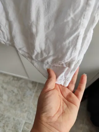 Pantalones marroquíes de algodón blancos