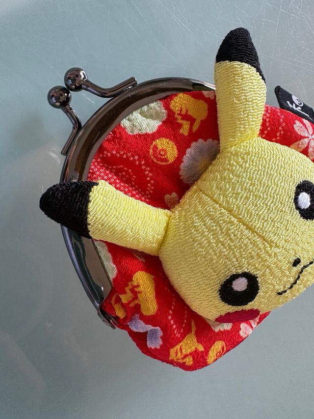 Pikachu Pokémon monedero estilo japonés kimono