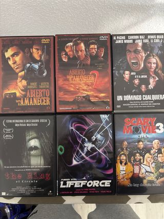 Pack 6 Películas DVD: Acción, Terror, Suspense
