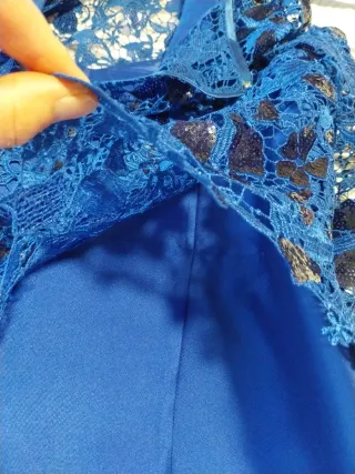 Vestido azul fiesta talla 46