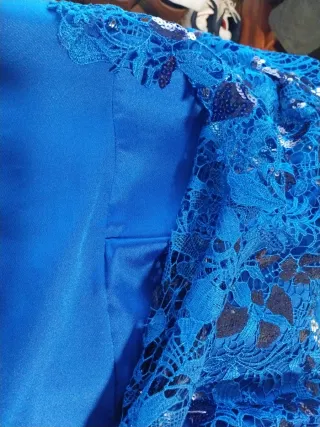 Vestido azul fiesta talla 46