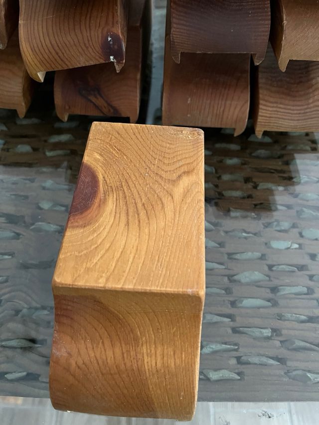 Lote 12 Canecillos/Ménsulas Madera Nuevos
rústicos