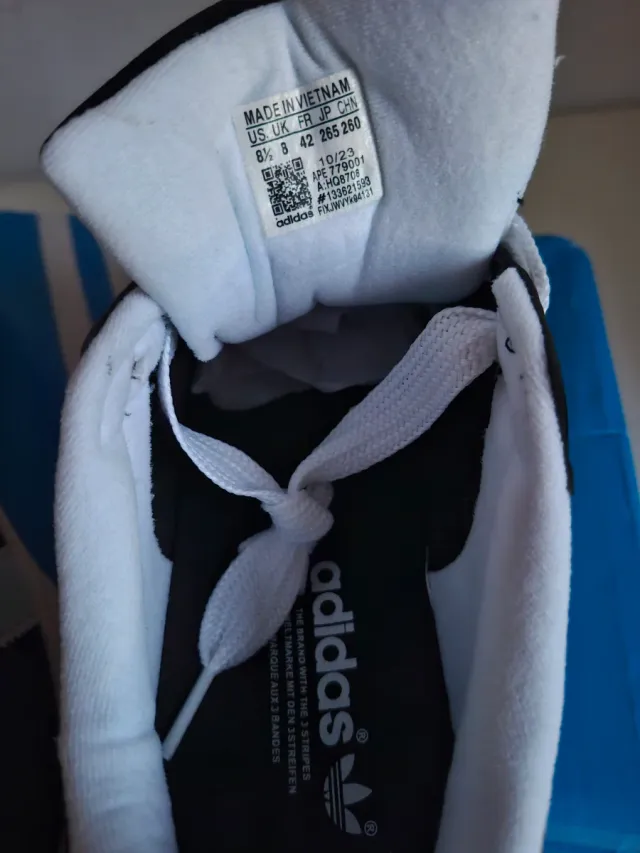 Zapatillas Adidas Campus Negras y Blancas