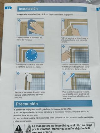 Mosquitera Adhesiva Ventana + Accesorios