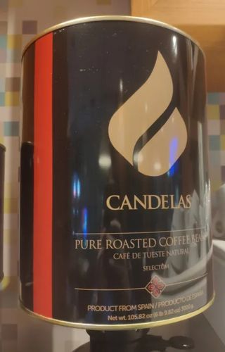 5 Latas de café Candelas 3kg VACÍAS