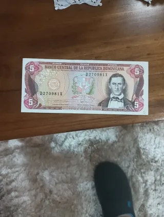5 Pesos Oro República Dominicana