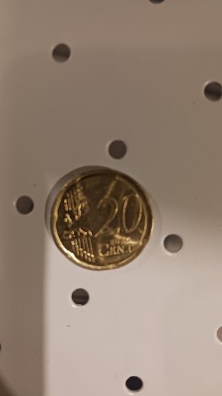 Moneda 20 céntimos Malta 2008