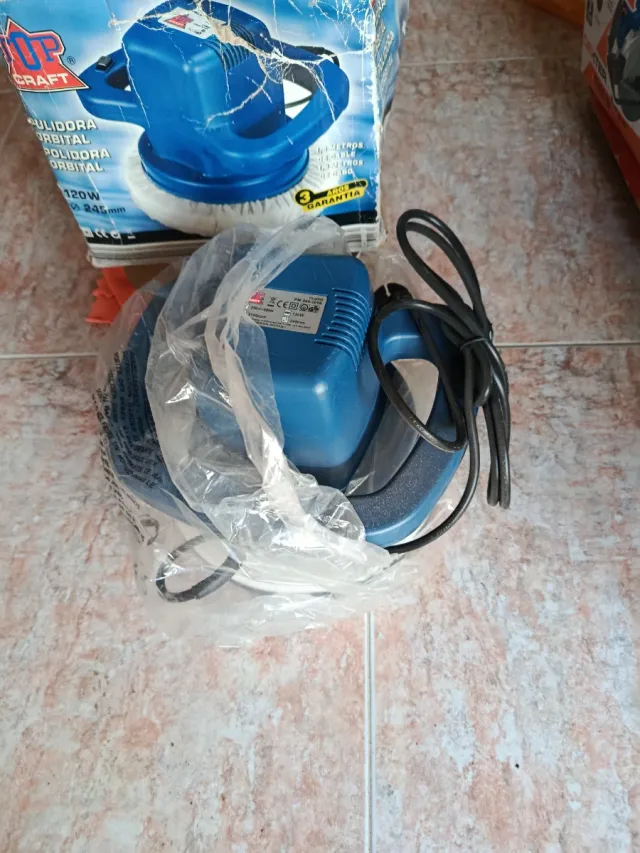 Pulidora orbital azul