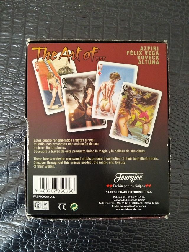 Baraja de cartas artística The Art of