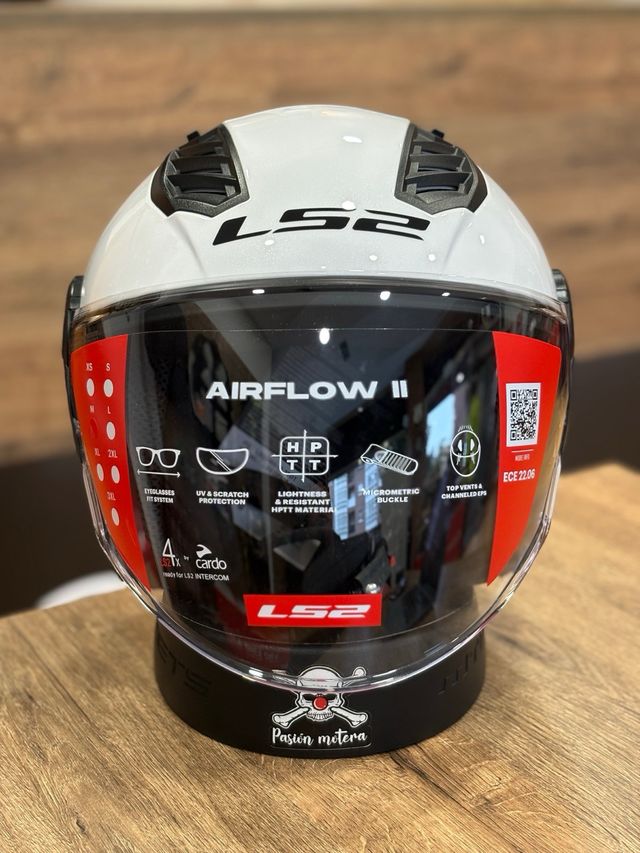Casco LS2 Airflow II Blanco Perlado