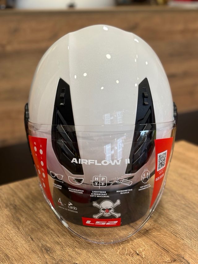 Casco LS2 Airflow II Blanco Perlado