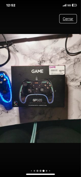 Mando GAME GP320 Neón PC