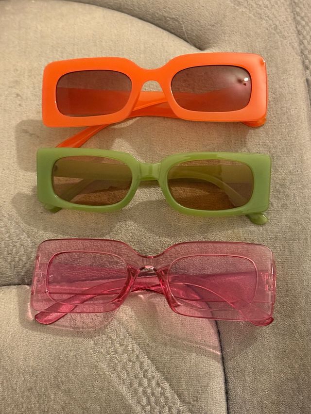 3 Gafas de Sol Rectangulares