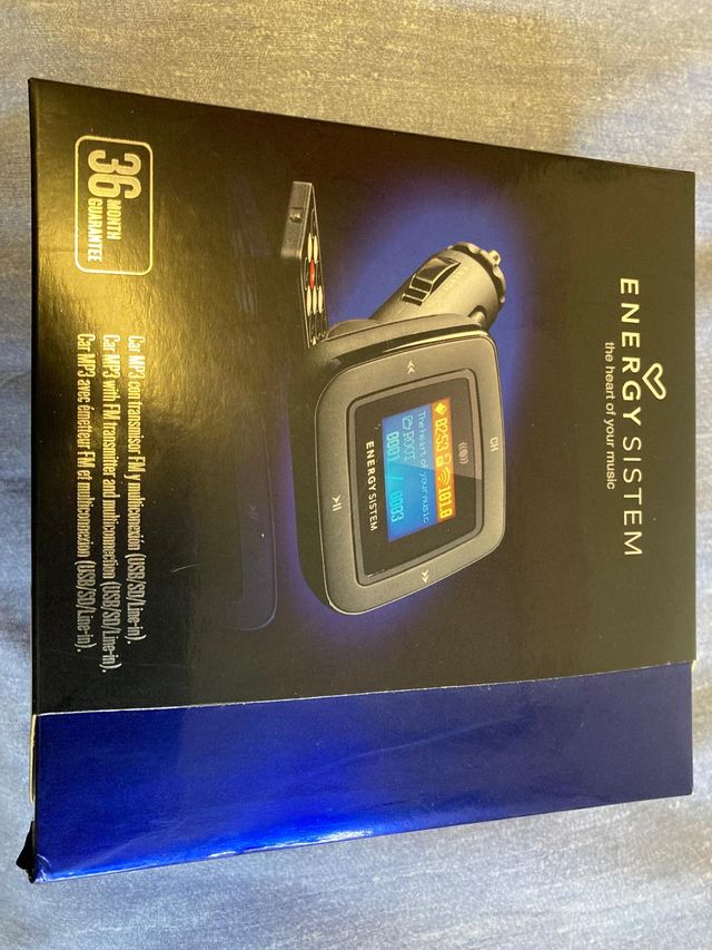 Emisor FM Coche ENERGY SISTEM Negro