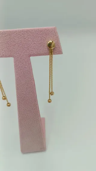 Pendientes de oro de 18kt.