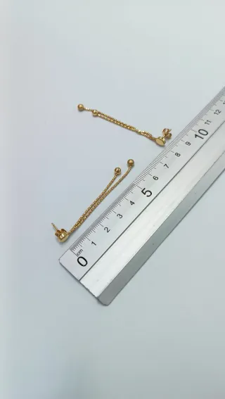 Pendientes de oro de 18kt.