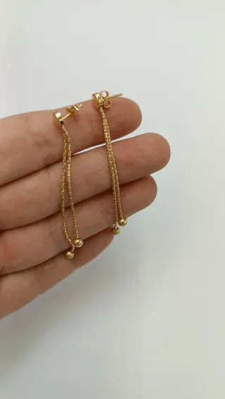 Pendientes de oro de 18kt.