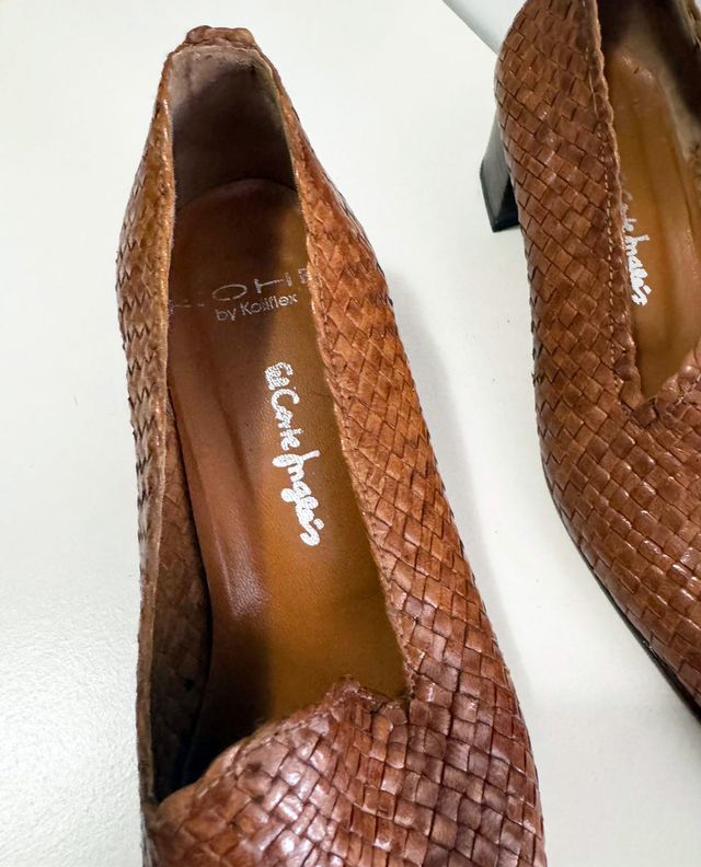 Zapatos Marrones Corte Inglés Entrelazados