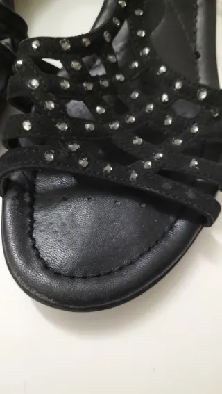 Sandalias Geox Negras Mujer