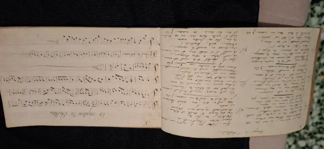 Cuaderno Musical Antiguo 1890