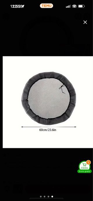 Malla para bidón adaptable