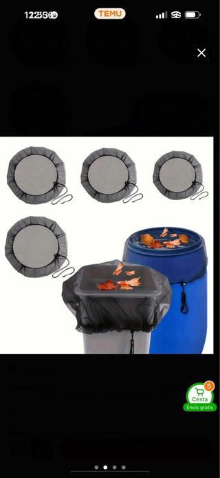 Malla para bidón adaptable