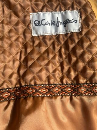 Abrigo El Corte Inglés con Cuello Negro