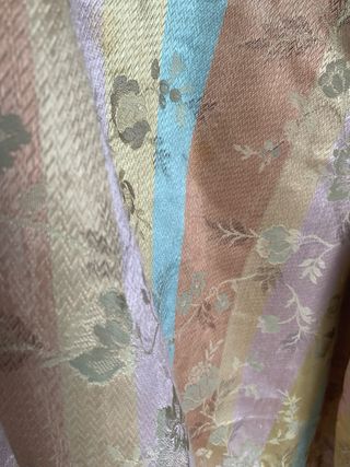 Copriletto matrimoniale antico damascato