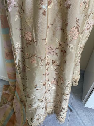 Copriletto matrimoniale antico damascato