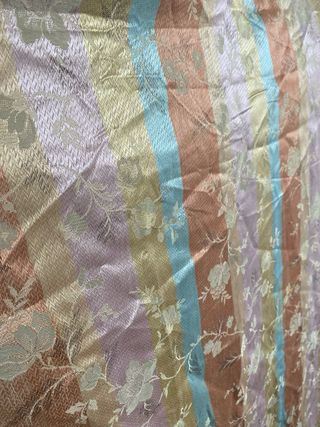 Copriletto matrimoniale antico damascato