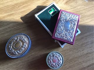 Scatolina e agendina argento