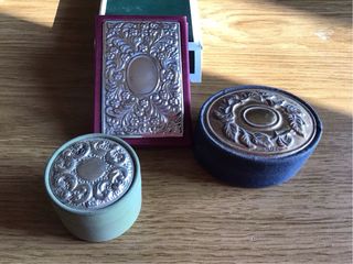 Scatolina e agendina argento