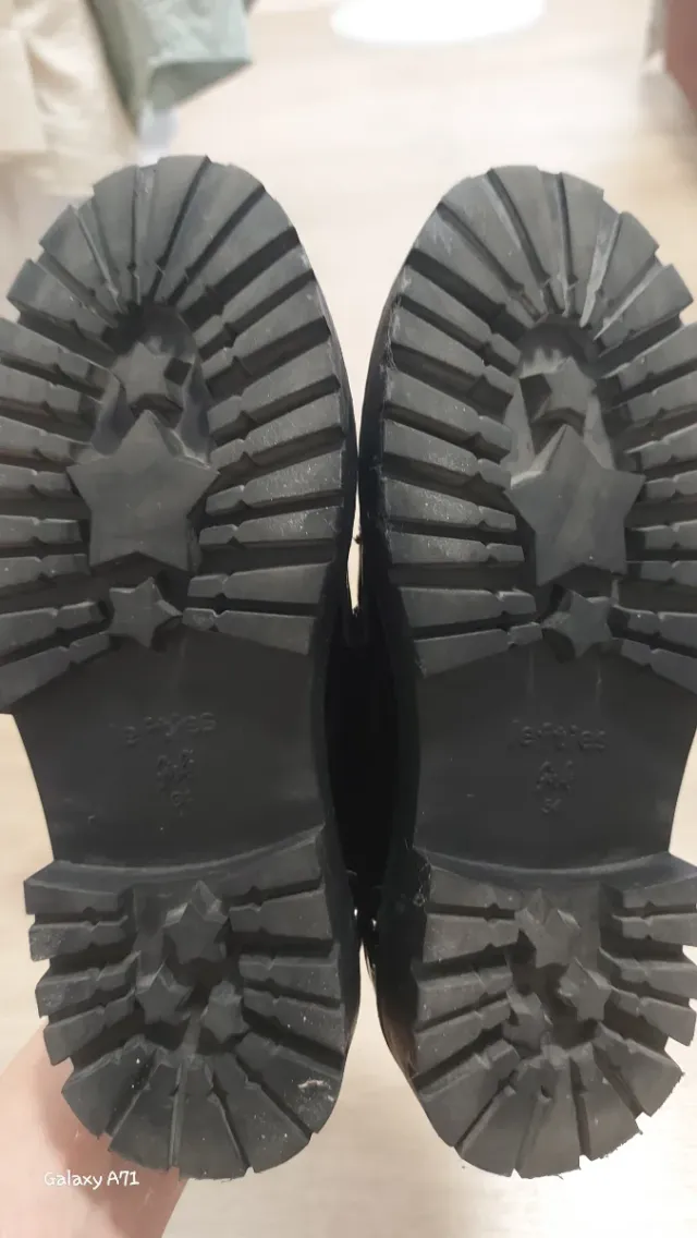 Mocasines niña charol negro talla 34 lefties