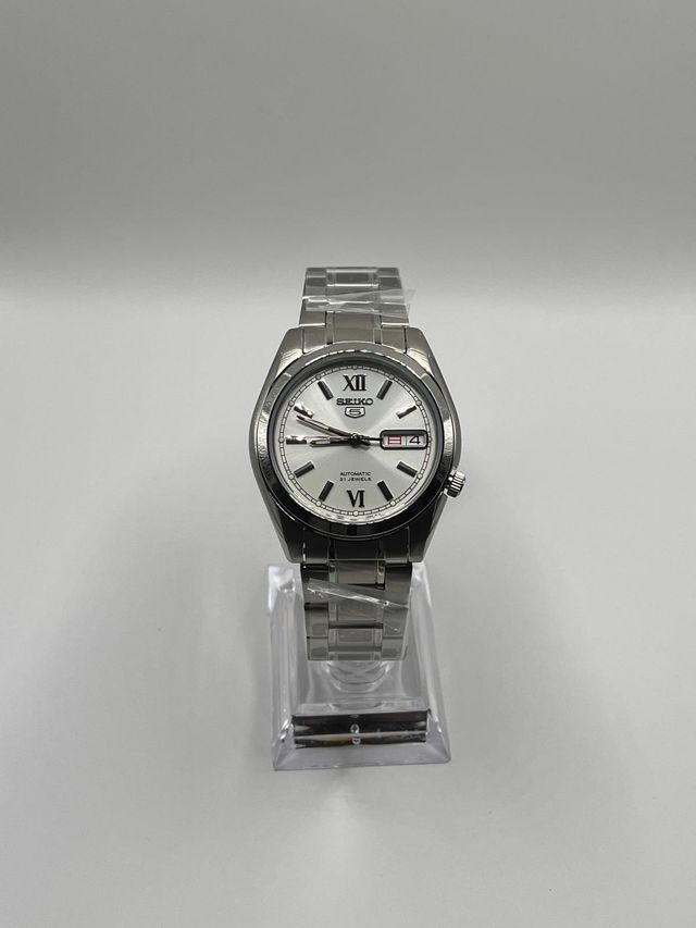 Reloj Seiko 5 Automático Plata Vintage